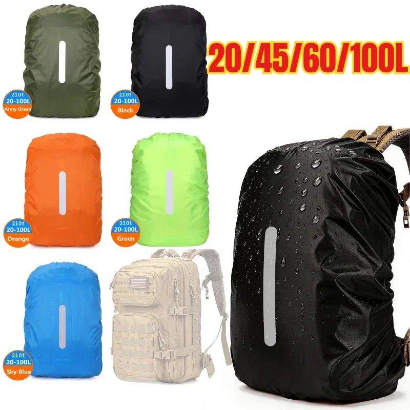 Rain Cover Backpack - Capa de Chuva Impermeável Refletiva para