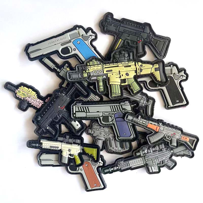 Urban Backpack Tactical - Patches de Moral em PVC 3D