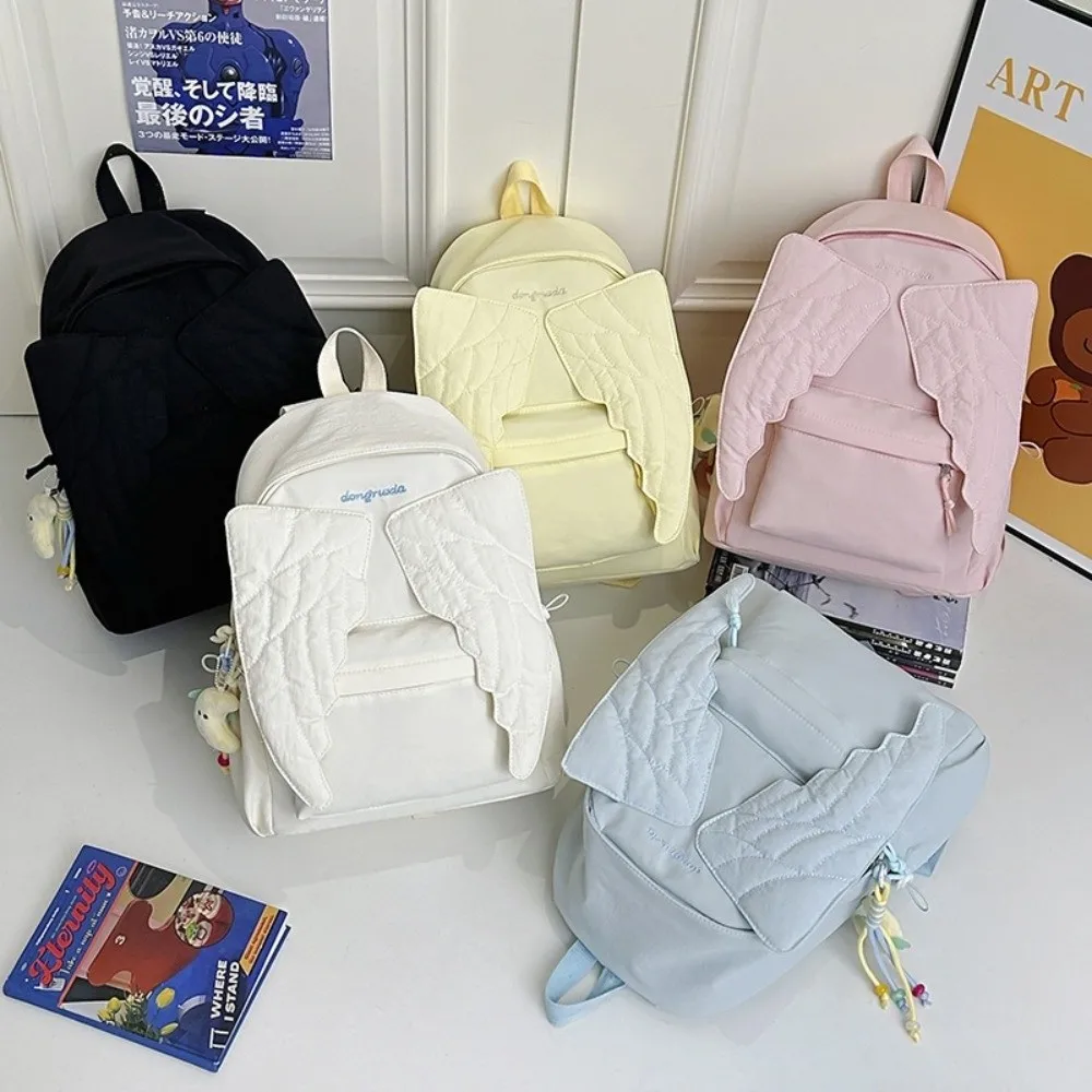 Mochila versátil com asas de a - Canvas Backpack Casual avaliação e preço
