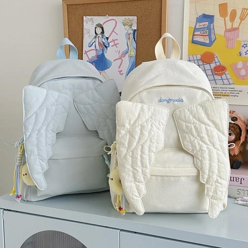 Mochila versátil com asas de a - Canvas Backpack Casual avaliação e preço