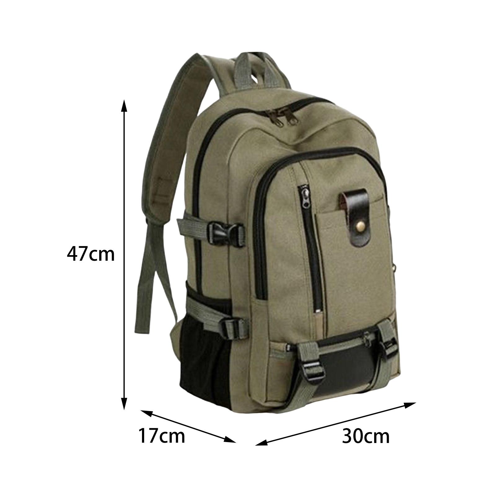 Mochila de viagem grande em lo - Canvas Backpack Casual avaliação e preço